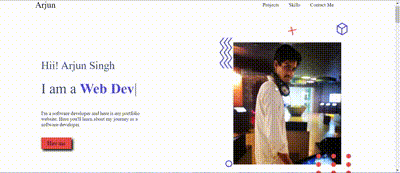Modern Portfolio screenshot